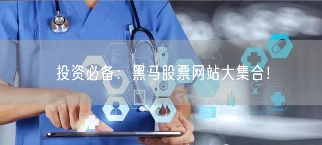 投资必备：黑马股票网站大集合！
