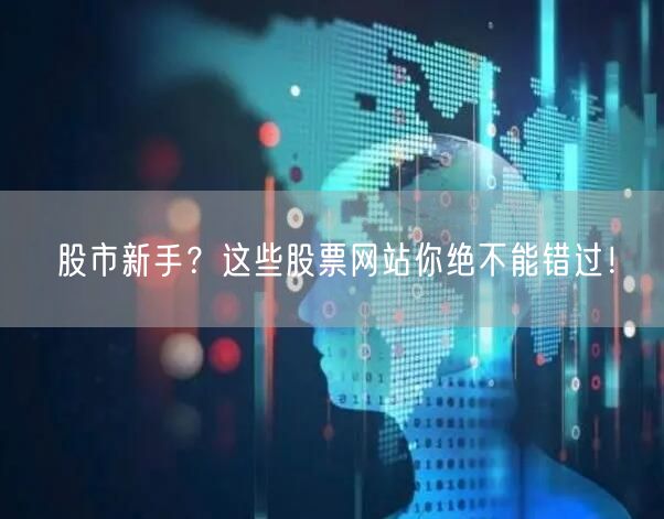 股市新手？这些股票网站你绝不能错过！