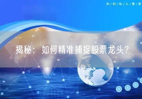 揭秘：如何精准捕捉股票龙头？