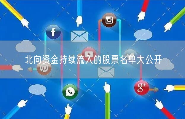 北向资金持续流入的股票名单大公开