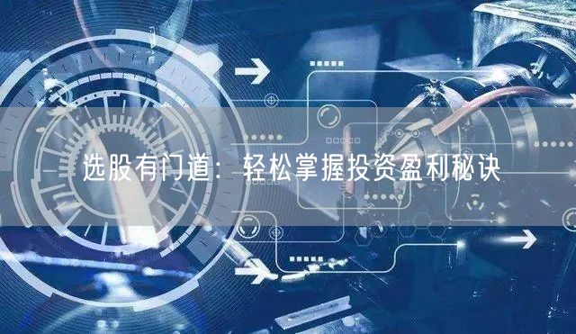 选股有门道：轻松掌握投资盈利秘诀