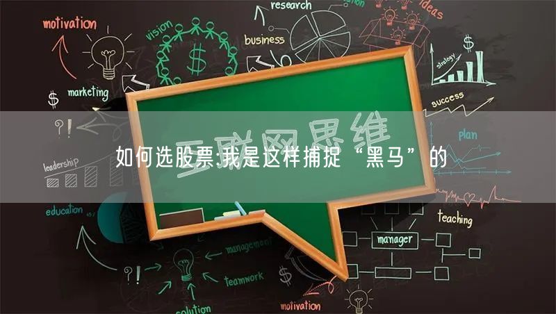 如何选股票:我是这样捕捉“黑马”的